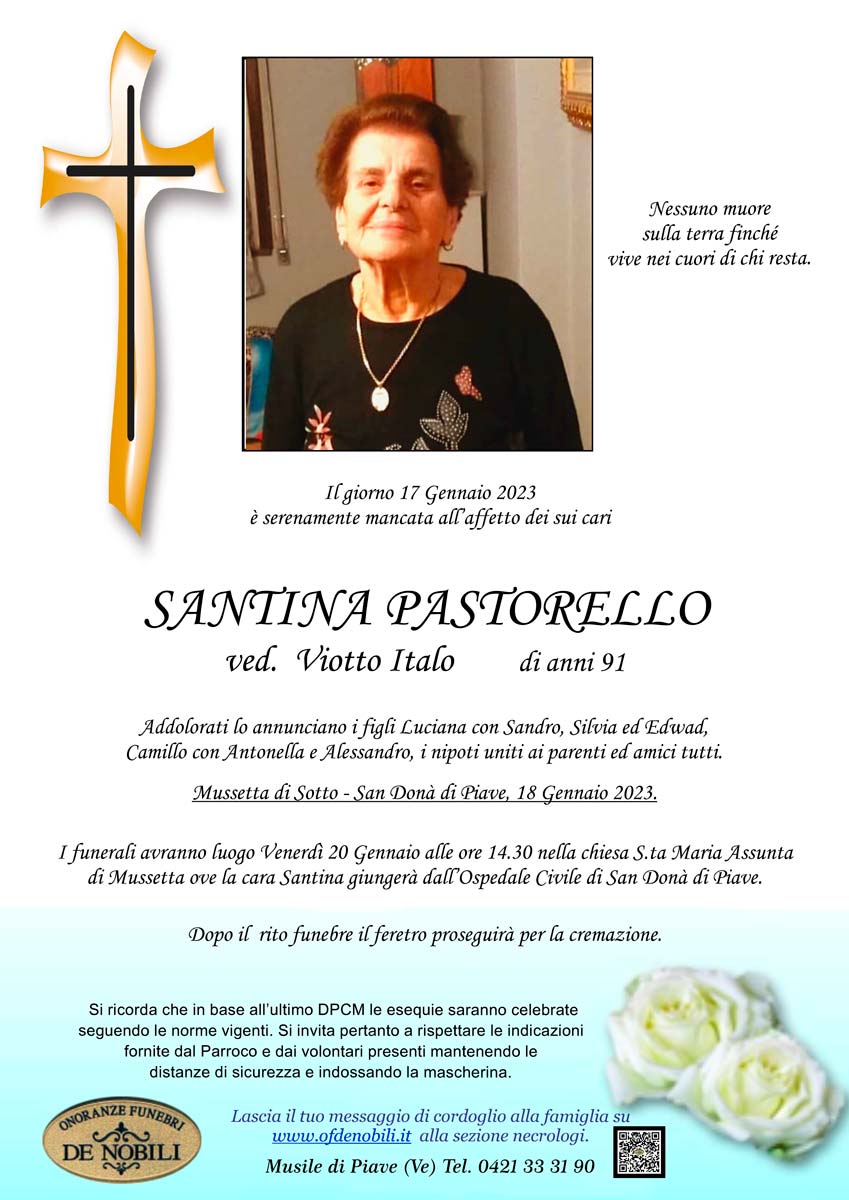 santina pastorello