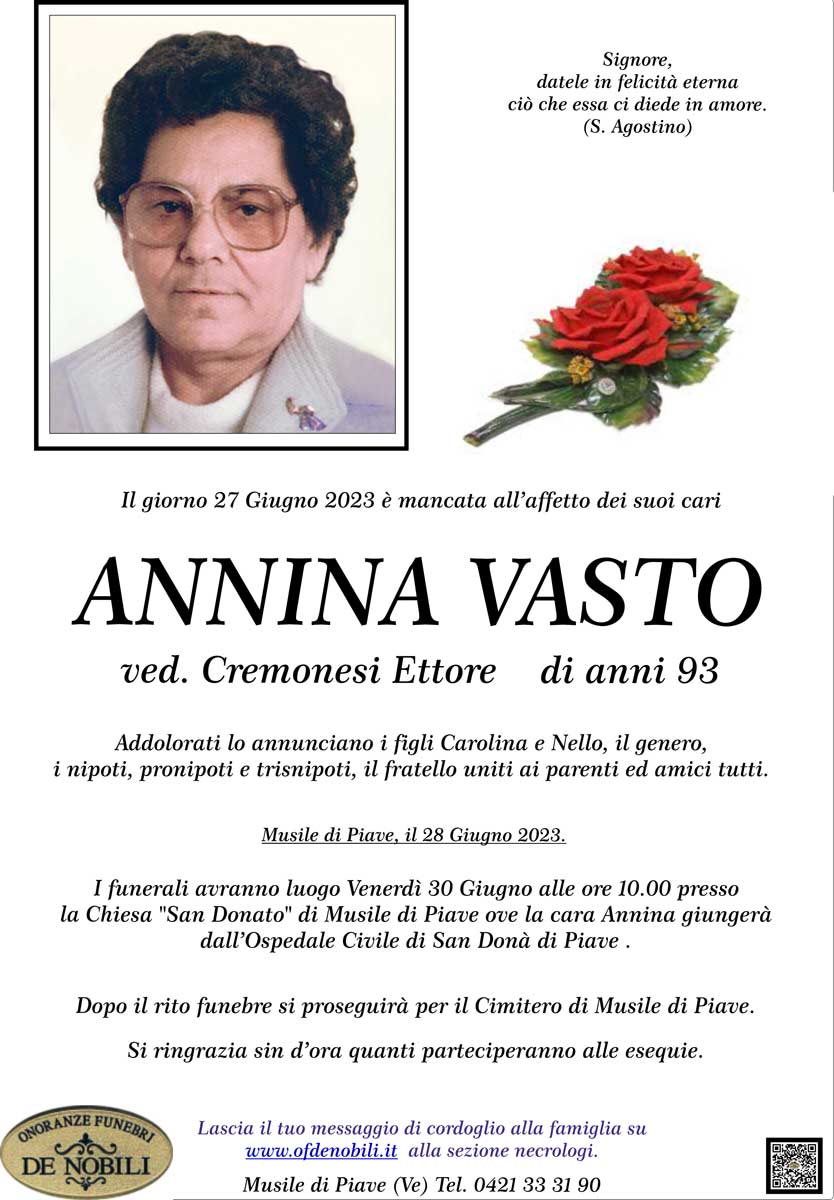 annina vasto