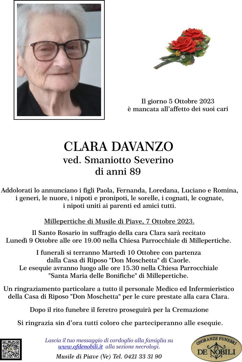 clara davanzo